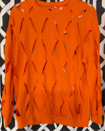 Slashed Long Sleeve Top!