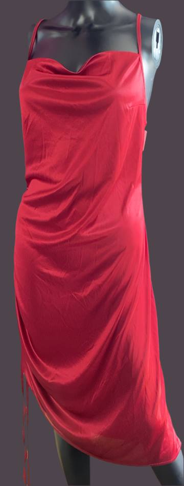 Sexy Red Wine Cocktail Dress