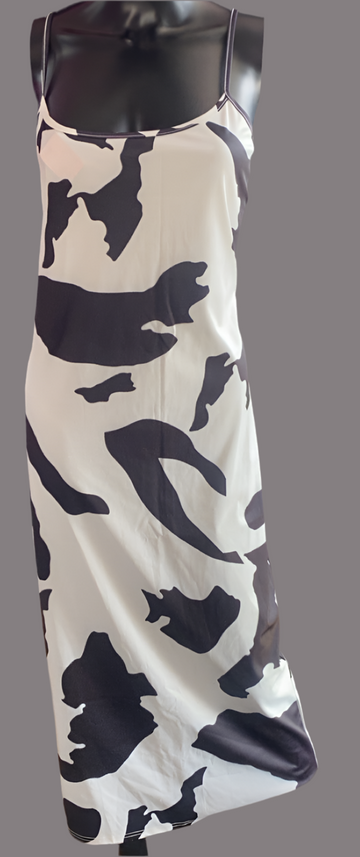 Sexy Black& White Cocktail Dress