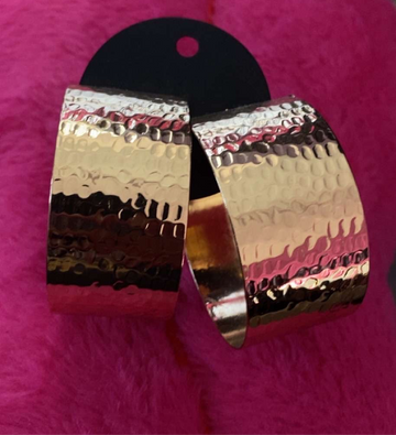 Textured Hoop Earrings