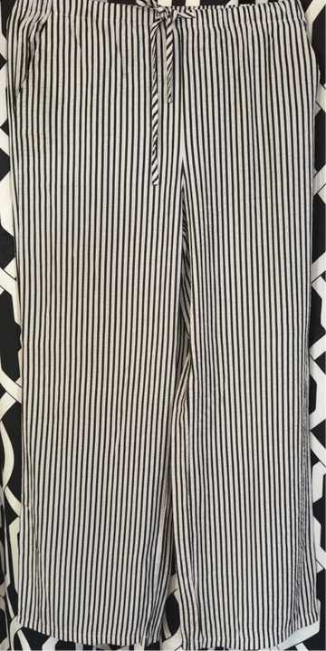 Striped Black & White Pants!