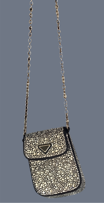 Cute Cross-Body Rhinestone Purse!