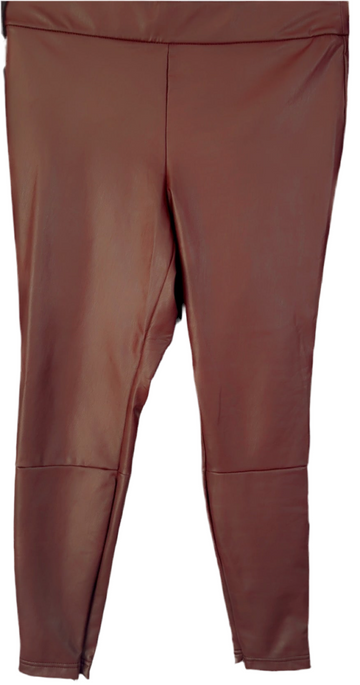 Leather Maroon Pants!