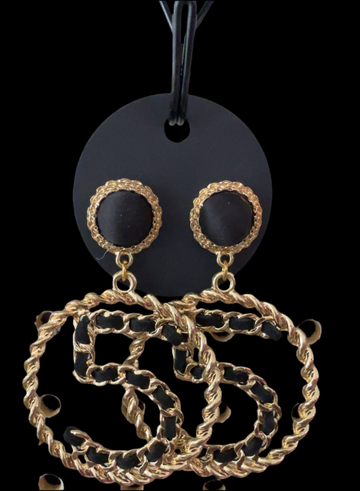 Number 5 Earrings
