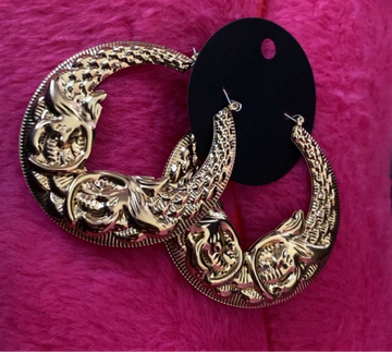 Gold Vintage Hoops!
