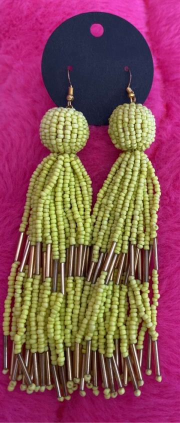 The Beaded Earrings
