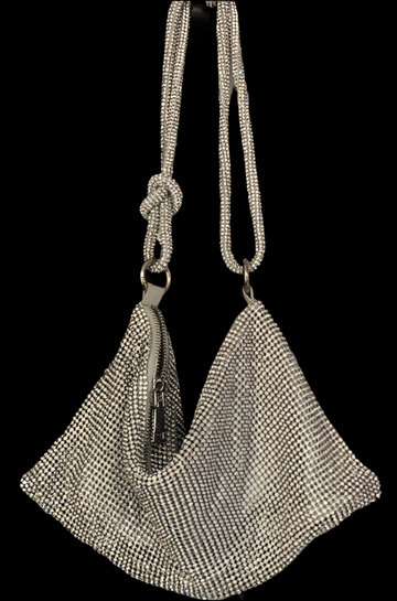 Sliver Rhinestone Handbag