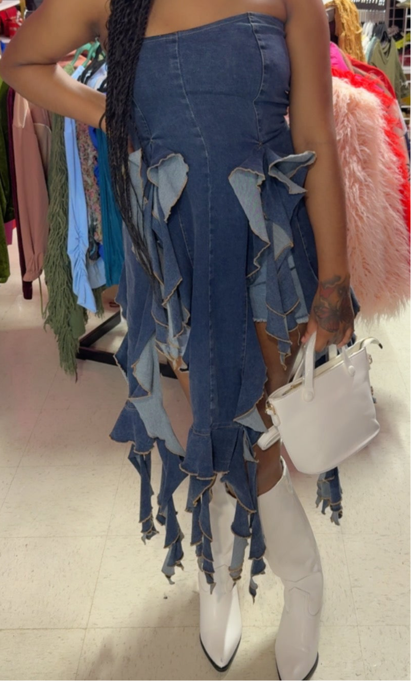 Blue Jean Cute Top!