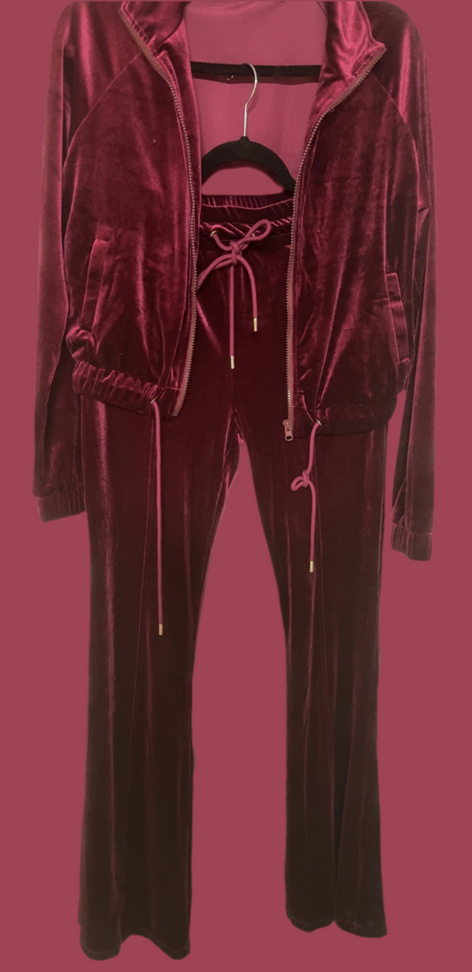 Two Piece Velvet Set!