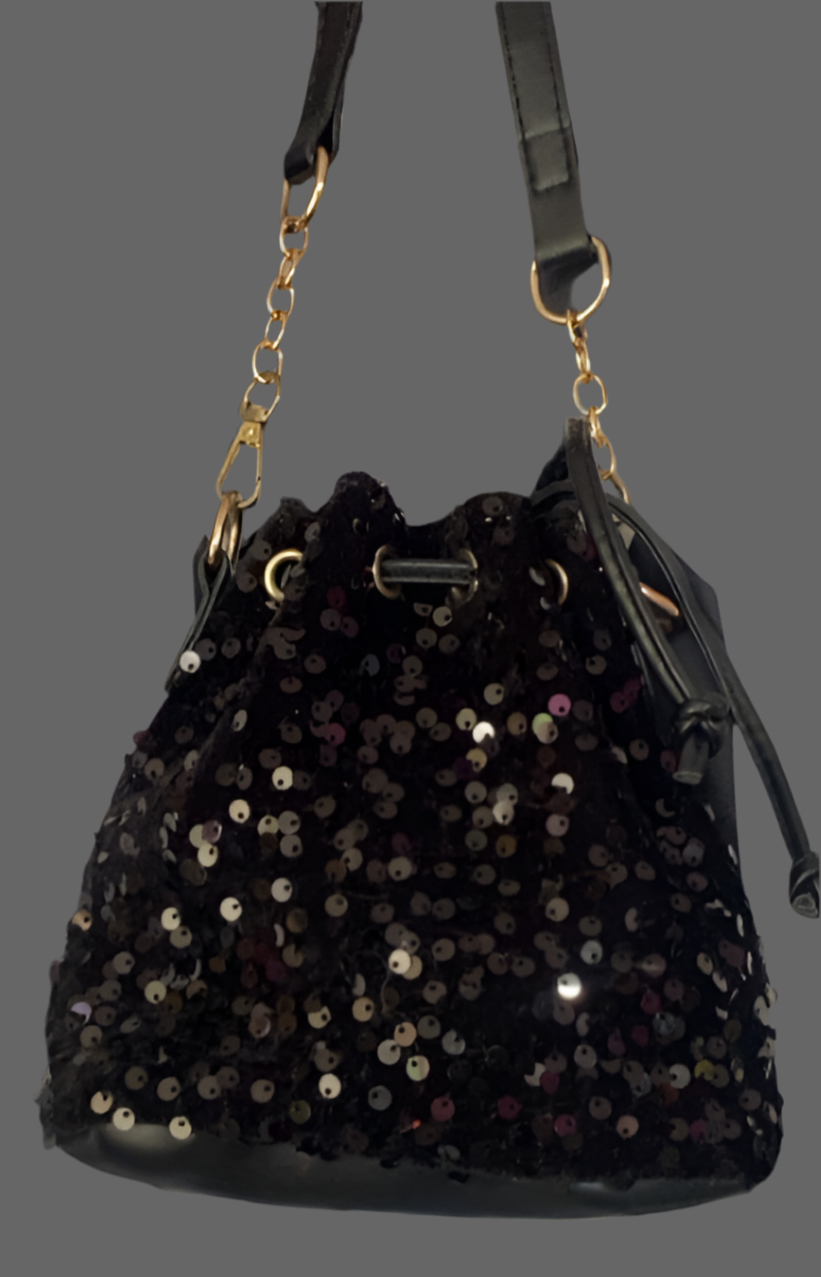 Sparkling Black Handbag